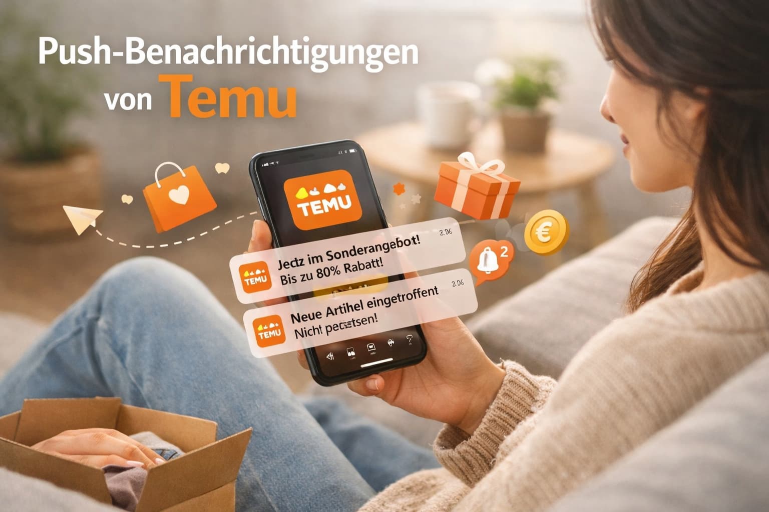 Push-Benachrichtigungen von Temu effektiv nutzen