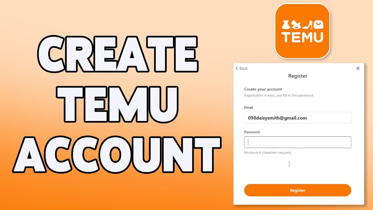 Temu Konto erstellen – Schritt für Schritt erklärt