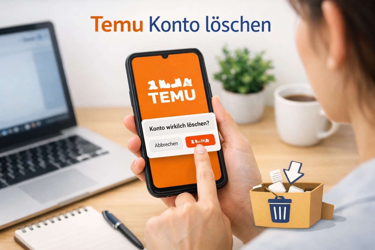 Temu Konto löschen – Anleitung & wichtige Hinweise
